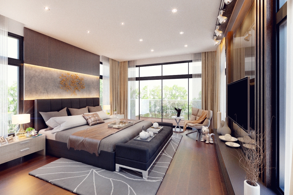 3D Perspective - ออกแบบ ทำภาพ 3D Perspective งานภายใน Interior - 15