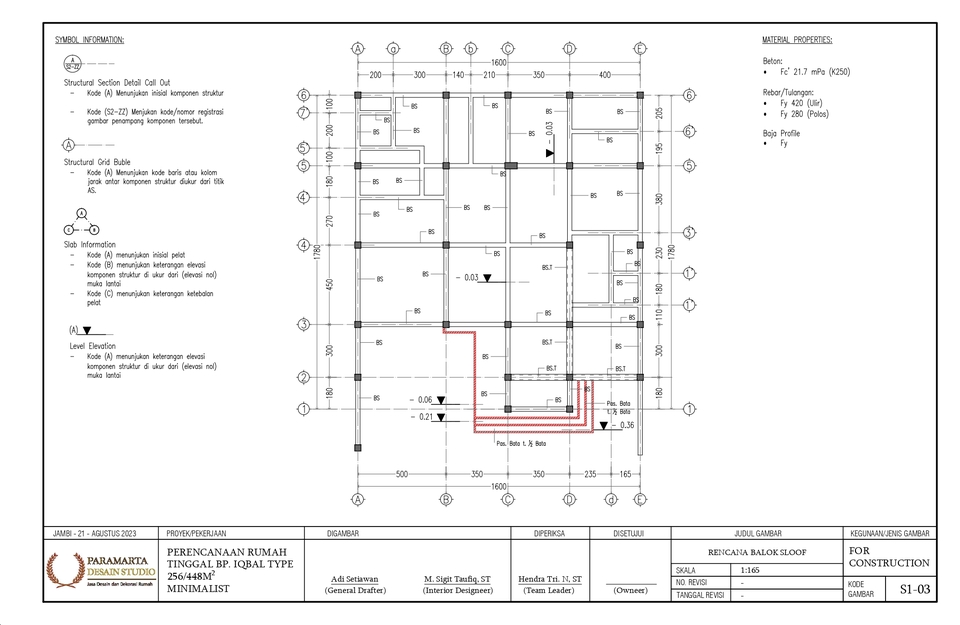 CAD Drawing - Gambar Kerja Konstruksi (DED) - 8