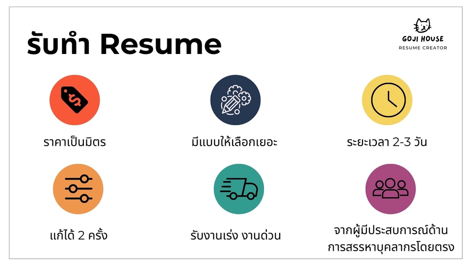 Portfolio & Resume - รับทำResume ไทย,อังกฤษ จากผู้มีประสบการณ์ด้านการสรรหาบุคลากร โดยตรง - 4
