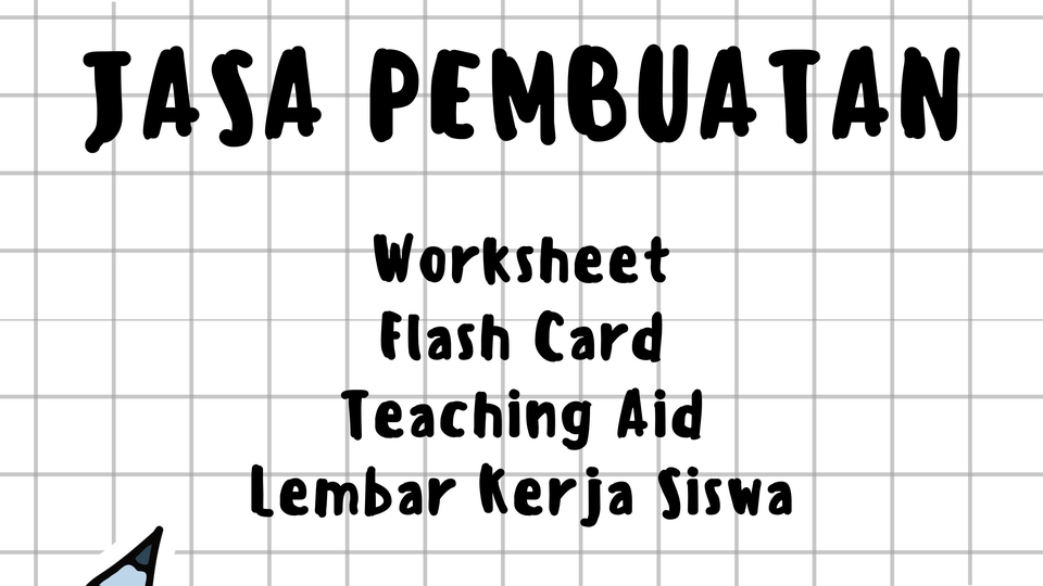 Digital Printing - Jasa Pembuatan Worksheet Lembar Kerja Siswa Flash Card PG TK SD SMP SMA - 1