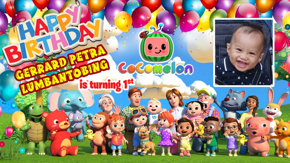 Digital Printing - Desian spanduk ulang tahun - 1