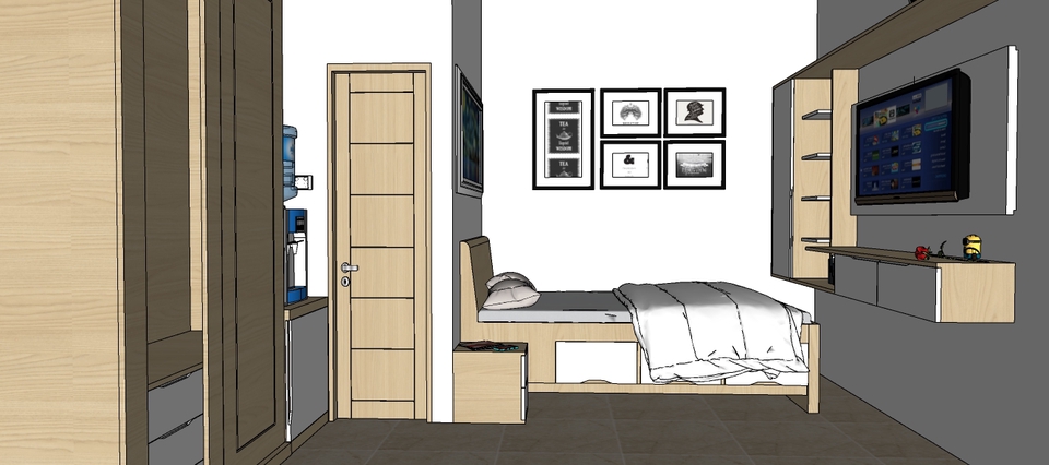 3D & Perspektif - Jasa Gambar Desain Arsitek dan Struktur Modeling 3Dimensi Bangunan Rumah - 6