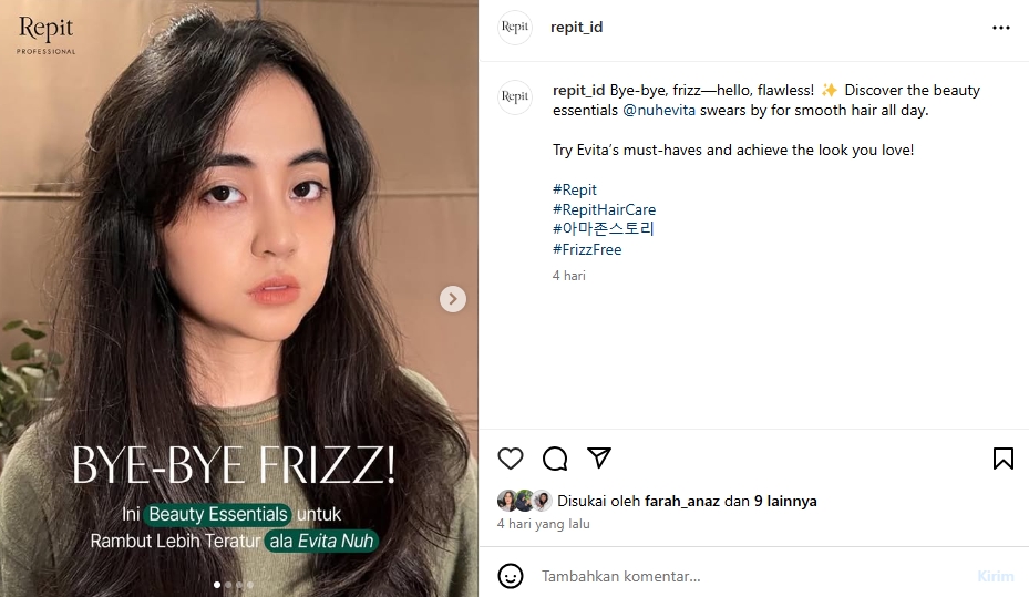 Caption ig lucu untuk mempromosikan produk perawatan rambut