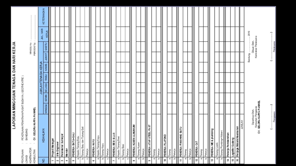 Pengetikan Umum - Pembuatan Laporan Proyek/Konstruksi (Konsultan/Kontraktor), Data Entry, Pengetikan Umum - 3