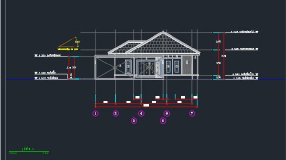 เขียนแบบวิศวกรรมและออกแบบโครงสร้าง - รับออกแบบ เขียนเเบบก่อสร้าง / เเบบยื่นขออนุญาต - 1