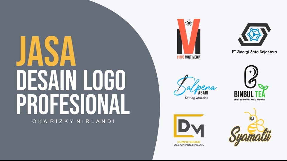 Logo - Desain Logo Profesional MURAH MERIAH -  (Unlimited Revisi) - 1