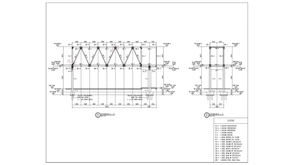 CAD Drawing - SAP, Cad Drawing DED, 3D Sketchup, Topografi - 4