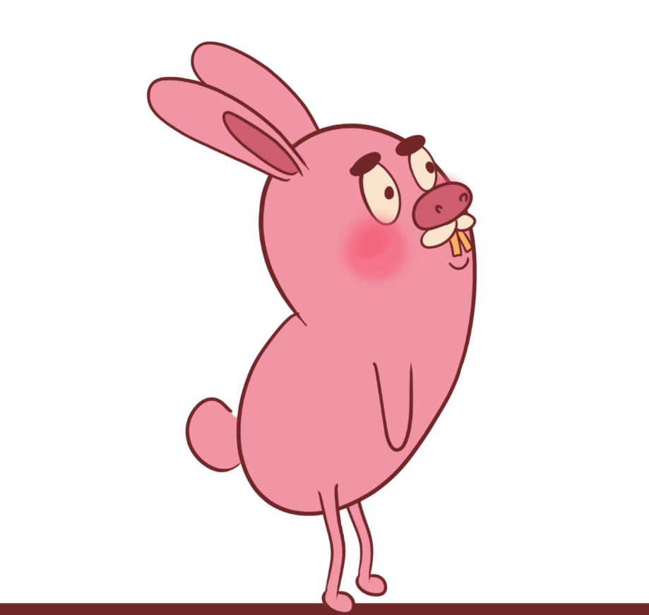 รับทำอนิเมชั่น 3d ตัวการ์ตูนกระต่ายสีชมพู