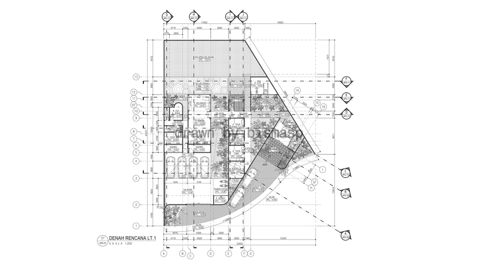 CAD Drawing - Gambar Kerja/DED/Cad Drawing Arsitektural - 4