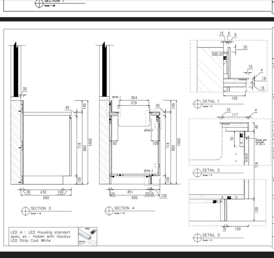 CAD Drawing - Shop Drawing 2D Furniture - 4