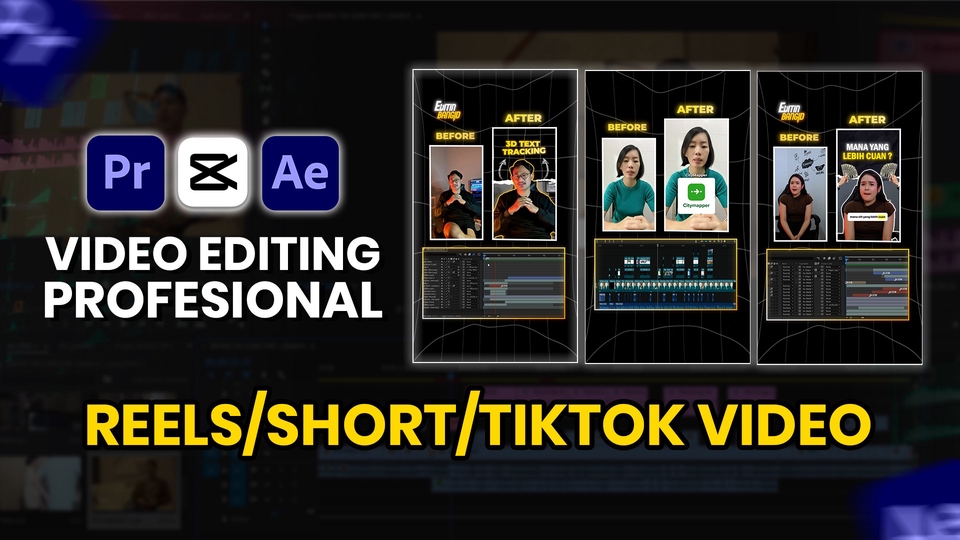 Jasa Editing Reels, Tiktok, Instagram