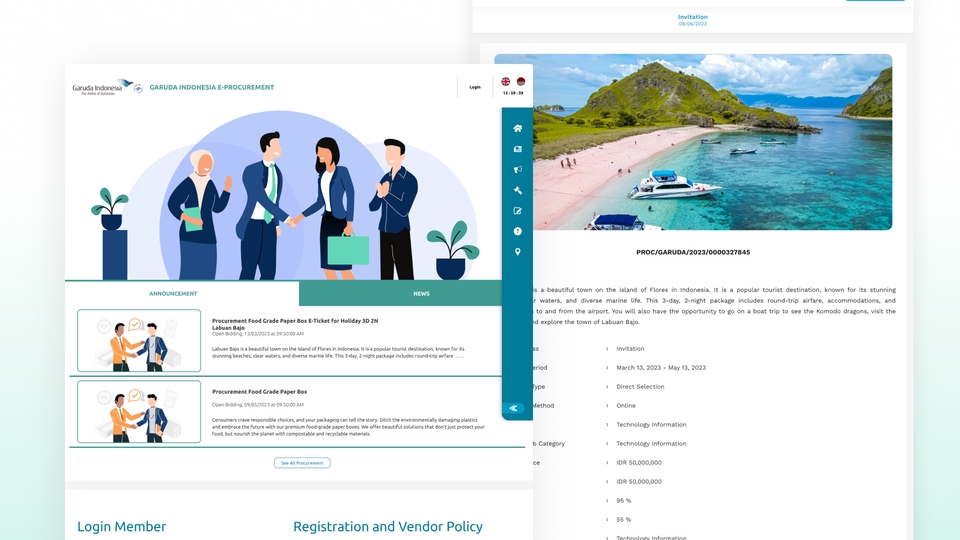 Desain UI UX web aplikasi mobile untuk freelancer desainer