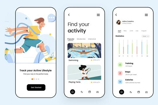 UI/UX Design for mobile app, website, web dashboard, dan landing page