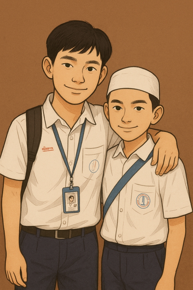 รับวาดรูปการ์ตูน วาดการ์ตูน การ์ตูนสองคน เพื่อน วาดรูปการ์ตูนน่ารัก วาดภาพเพื่อน วาดภาพการ์ตูนมินิมอล วาดรูปการ์ตูนชาย วาดรูปการ์ตูนหญิง