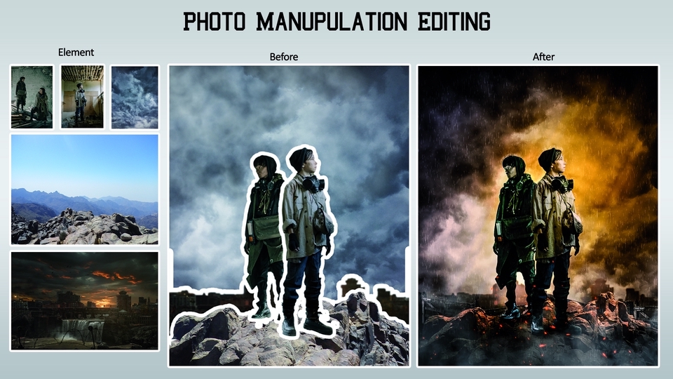 Photo Manipulation Editing I will do awesome Photo Manipulation Editing