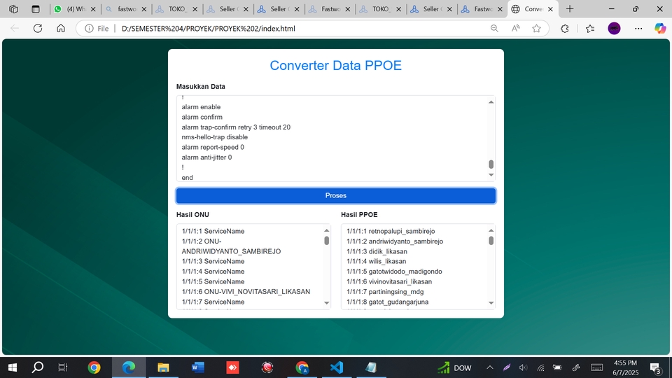 Jasa Lainnya - Spesialis Pembuatan Tools Otomatisasi & Konversi Data | Ahli Parsing Script & Output Excel - 5