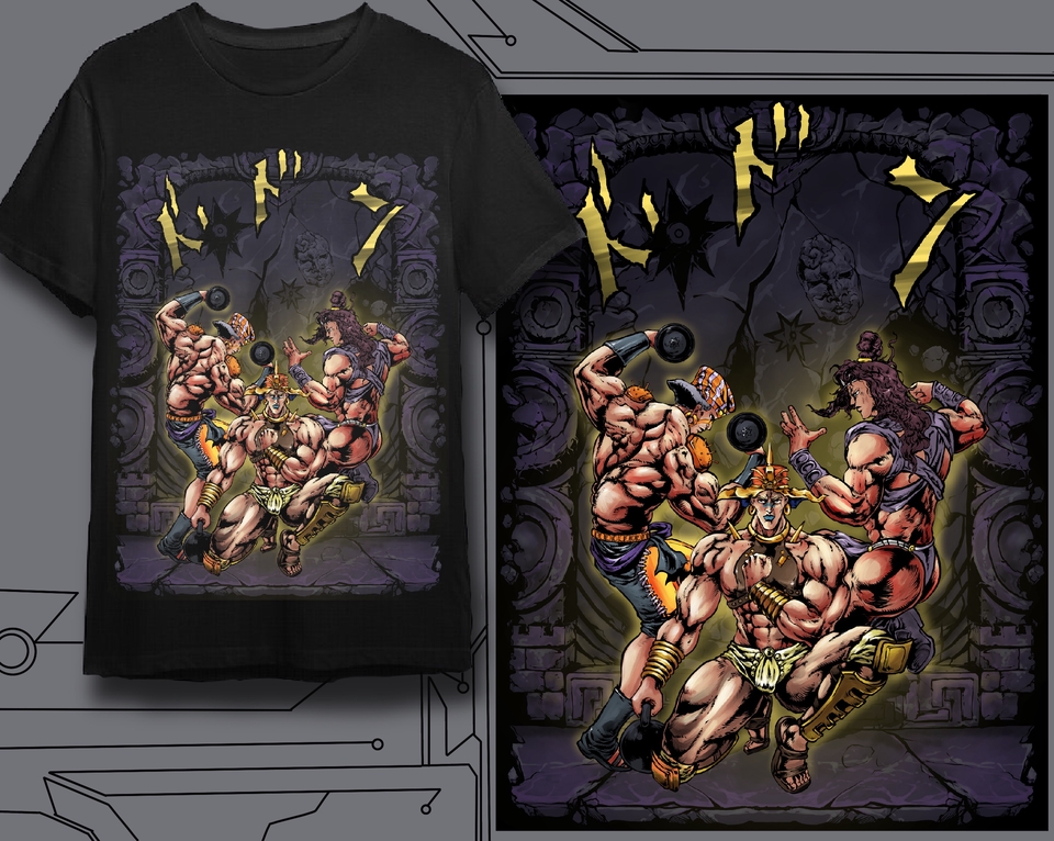 Desain Kaos & Motif - DESAIN KAOS ILUSTRASI ARTWORK DAN FANART ANIME - 4