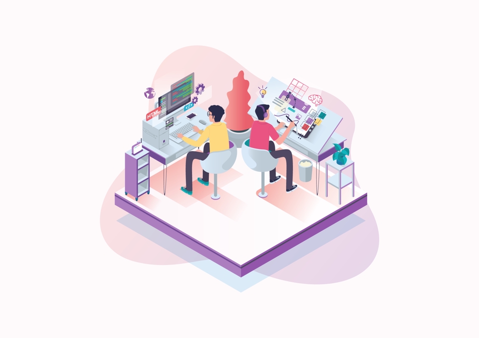 Gambar dan Ilustrasi - Ilustrasi Web, Flat Design &  Isometric High Quality - 11