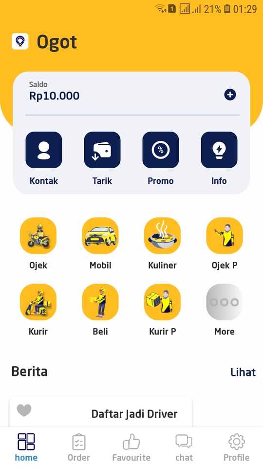 Aplikasi Ponsel - Pembuatan Aplikasi Pemesanan - 2