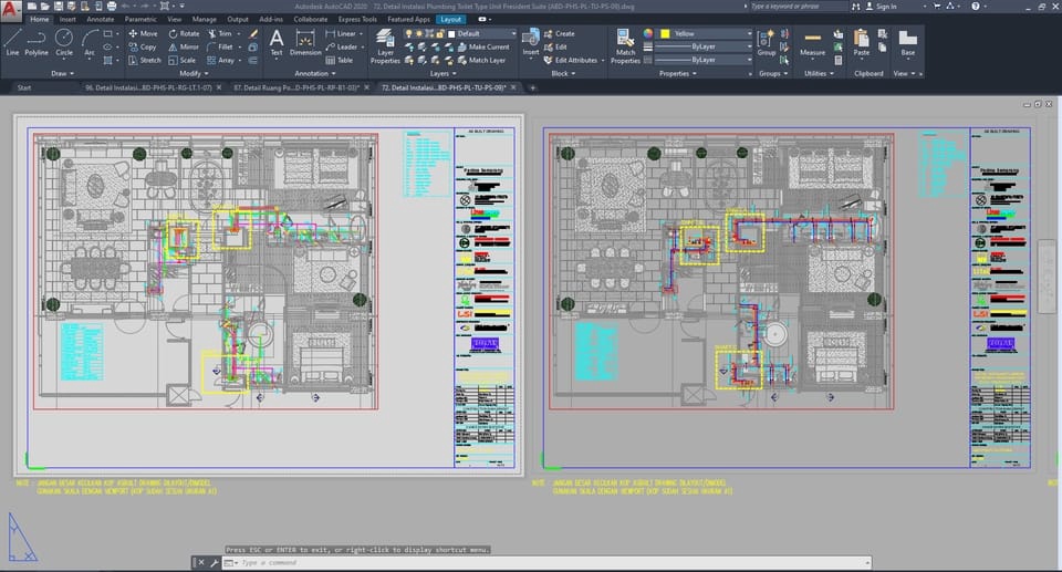 CAD Drawing - Jasa Gambar Instalasi Mekanikal Elektrikal & Plumbing ( MEP ) - 5