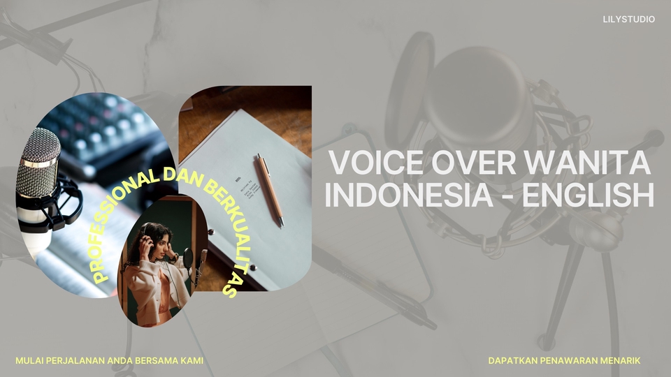 Sulih suara (dubbing, looping) - Voice Over/Dubber Wanita Professional Indonesia-English  - 1