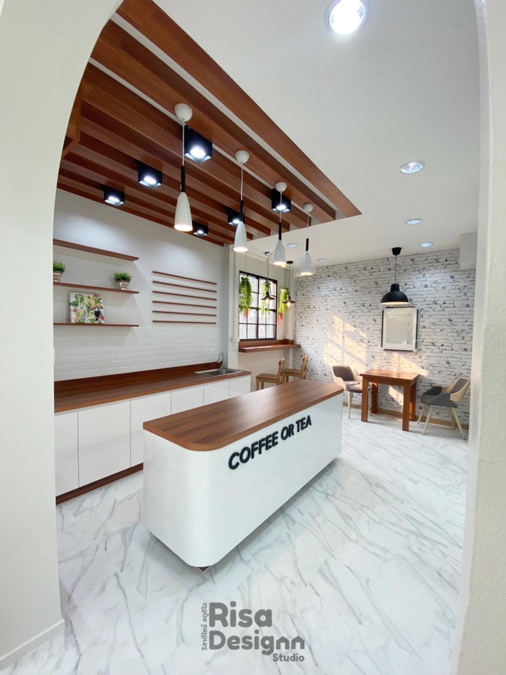 ออกแบบตกแต่งภายในและภายนอก - ออกแบบพร้อมตกแต่งร้าน บูธ คาเฟ่ ร้านอาหาร - 6