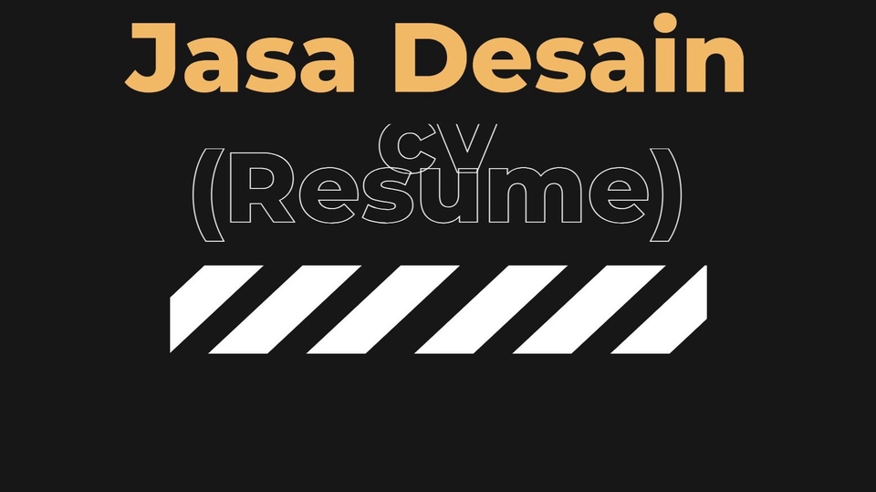 Jasa Desain CV (Resume)