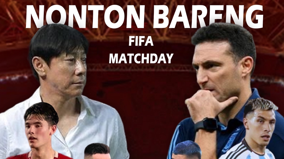 Nonton bareng pertandingan FIFA matchday. Desain digital printing spanduk online. Jasa desain spanduk dan poster online.