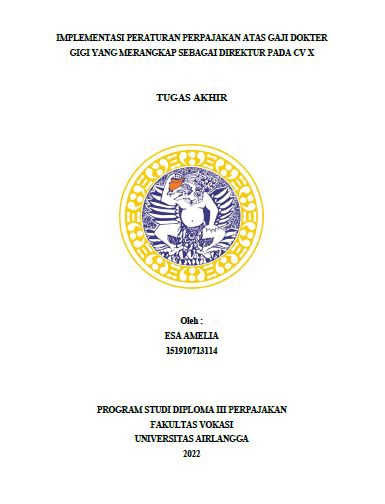 Jasa konsultan pajak dan akuntansi untuk dokter gigi, membantu penyusunan laporan keuangan dan perpajakan.