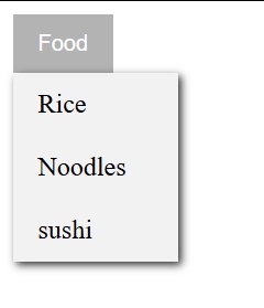 Jasa pembuatan website profesional, desain website dengan menu makanan: nasi, mie, dan sushi.