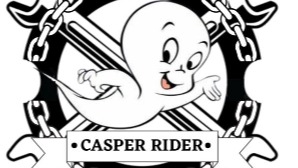 Logo Casper Rider - Jasa desain logo, buat logo online, desain logo keren, logo perusahaan, desain logo cafe, desain logo rumah makan, logo olshop, membuat logo esport