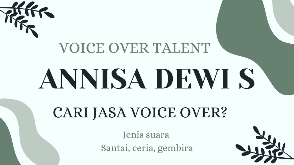 Sulih suara (dubbing, looping) - Jasa Voice Over, Narrator, Dubbing - 1