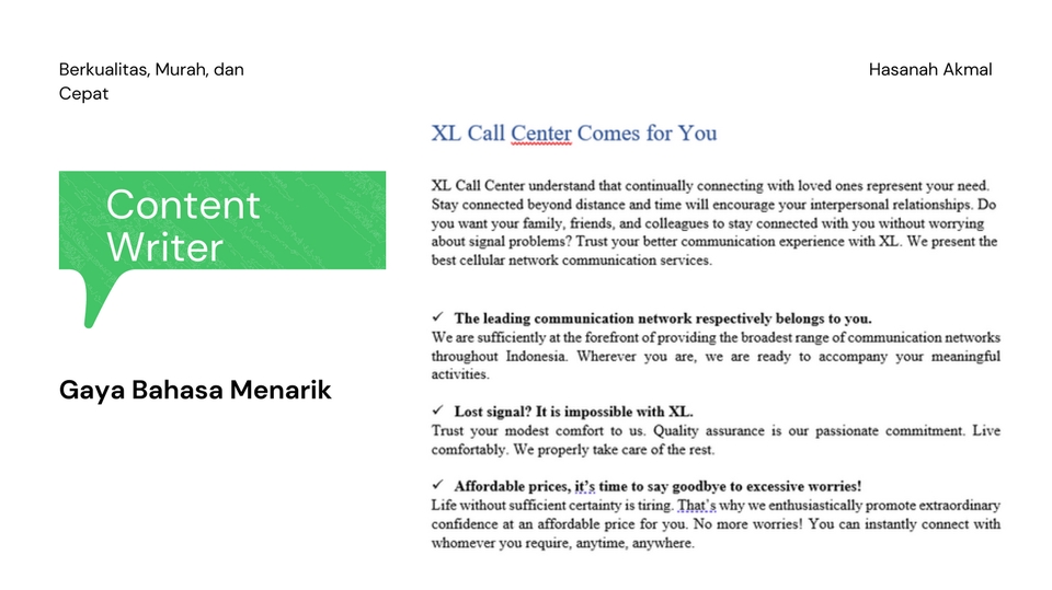 Penulisan Konten - English Content Writer: Cepat, Murah, Berkualitas - 5