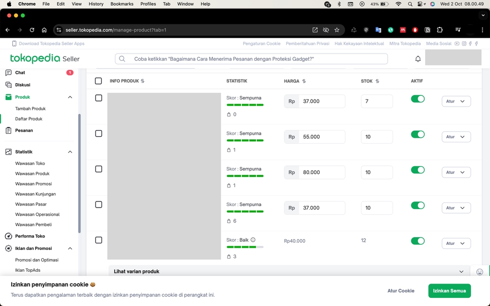 ADMIN TOKO ONLINE -SAYA MEMBUKA JASA UNTUK UPDATE PRODUK, HARGA PRODUK ...