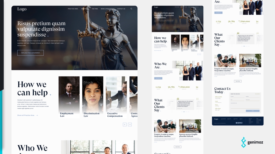 Desain Web - Stunnning, Clean and Professional Website / Landing Page Design - 9