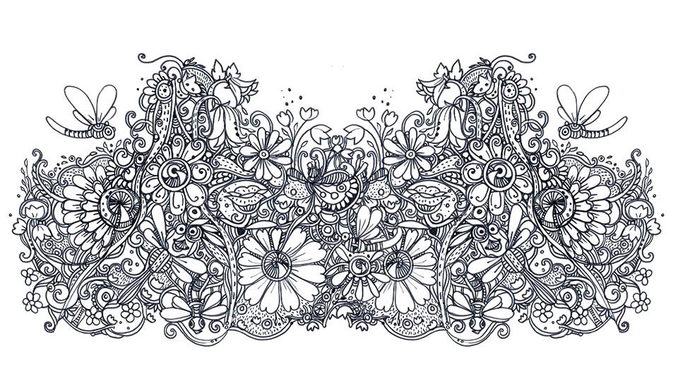 ออกแบบลายสักดอกไม้สวยๆสไตล์มินิมอล