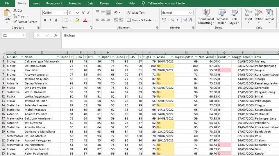 Entri dan Olah Data Tugas / Jurnal / Skripsi / Thesis di Excel dan ...
