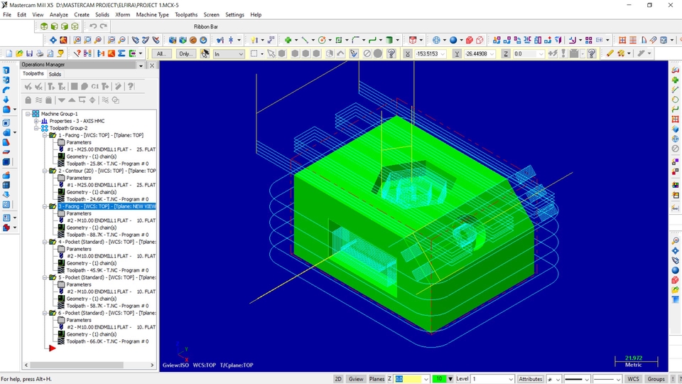 3D & Perspektif - Desain CAD 2D & 3D Modelling, Program CNC - 16