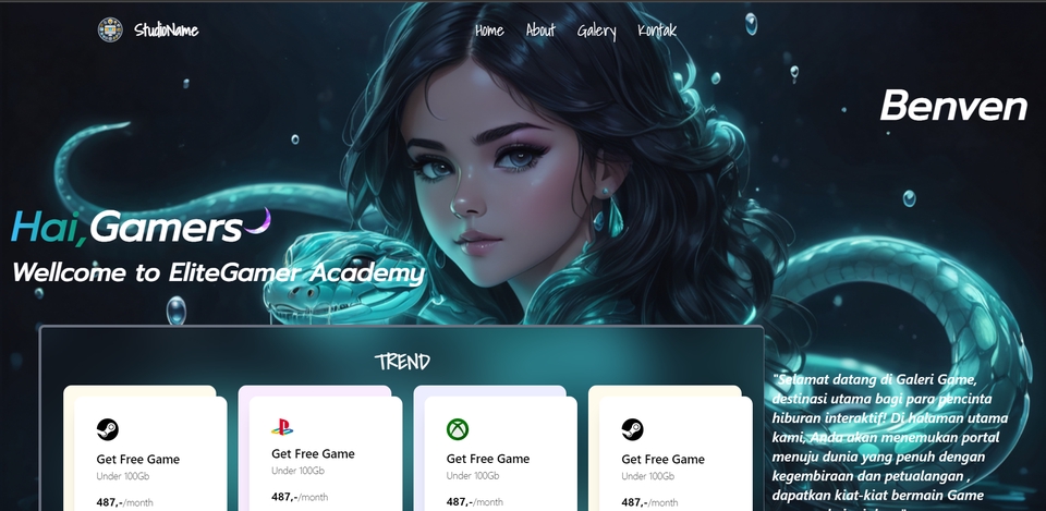 Jasa pembuatan website profesional, desain website modern, dan harga website murah.