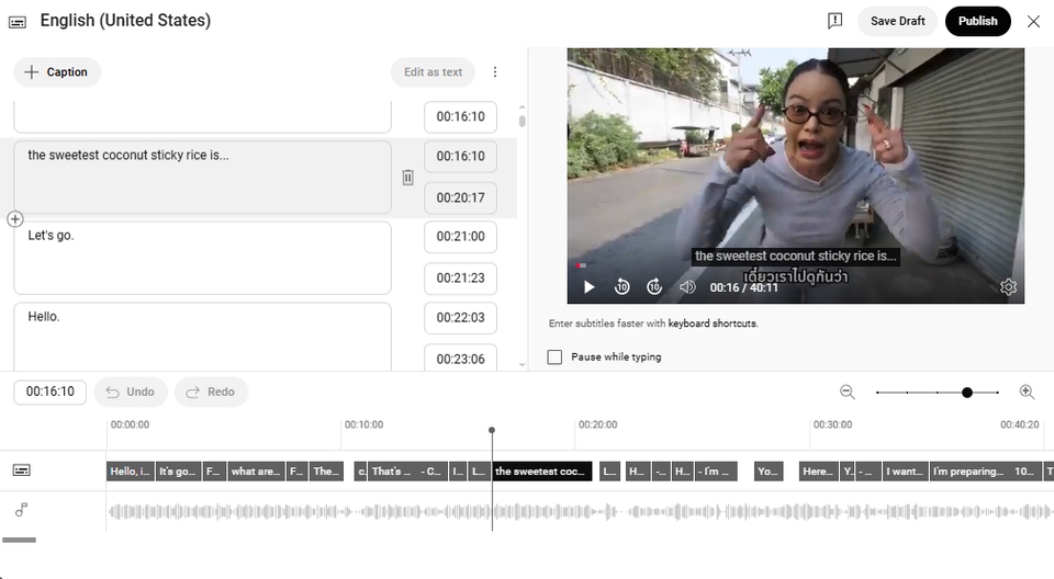 รับแปลซับไตเติ้ล ไทย-อังกฤษ พร้อมทำซับให้ คุณภาพสูง