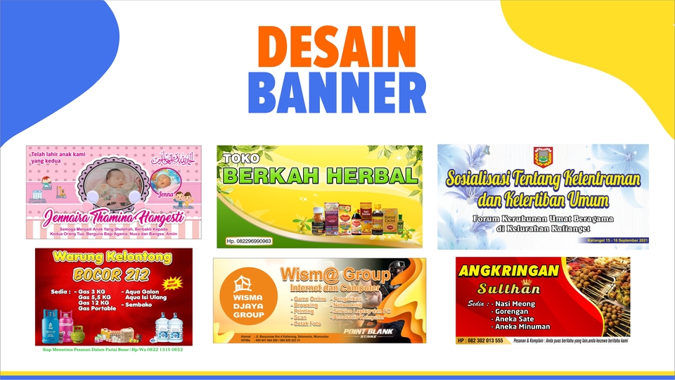 Digital Printing - Jasa Desain Segala Kebutuhan, Bebas Revisi | Banner, Sticker, Poster, Undangan, dll - 3