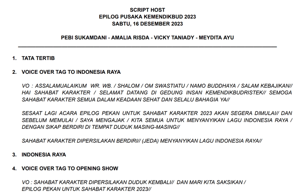 Penulisan Konten - Script MC / Host & Konten Acara - 6