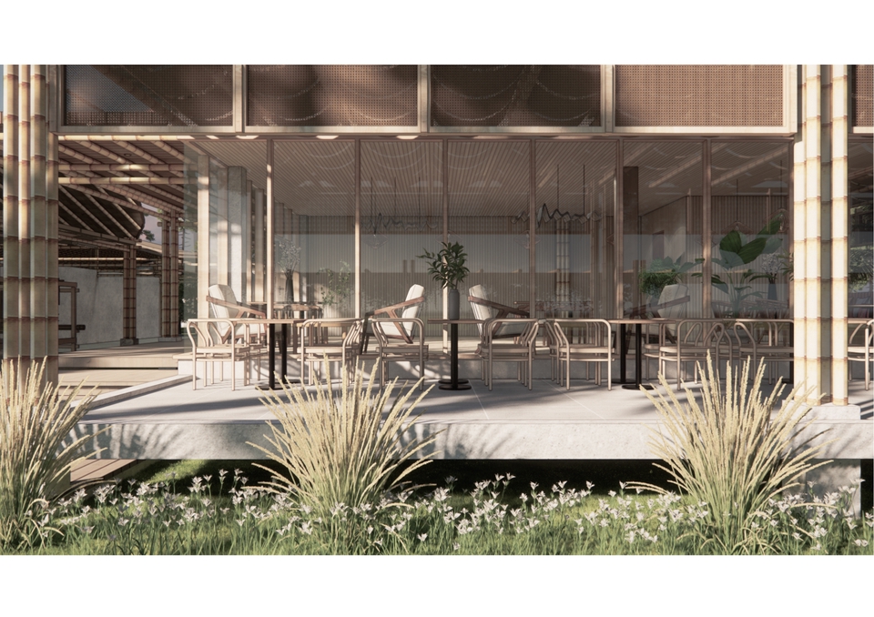 ออกแบบร้านค้า 3 มิติ perspective มุมมองร้านกาแฟสวยงาม โมเดลบ้าน 3 มิติ รับเรนเดอร์งาน