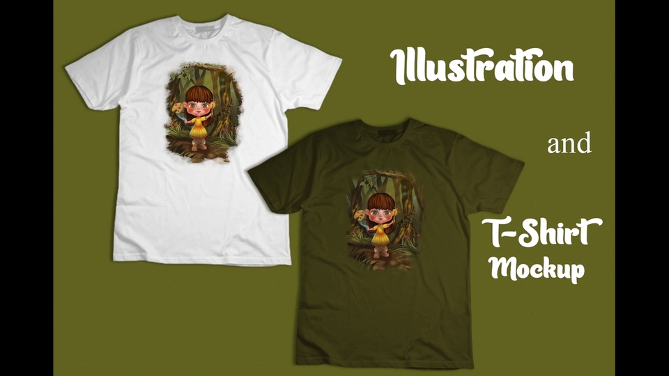 Desain Kaos & Motif - Desain Ilustrasi Digital (Poster, Kaos, Totebag). 3 Hari Jadi - 4