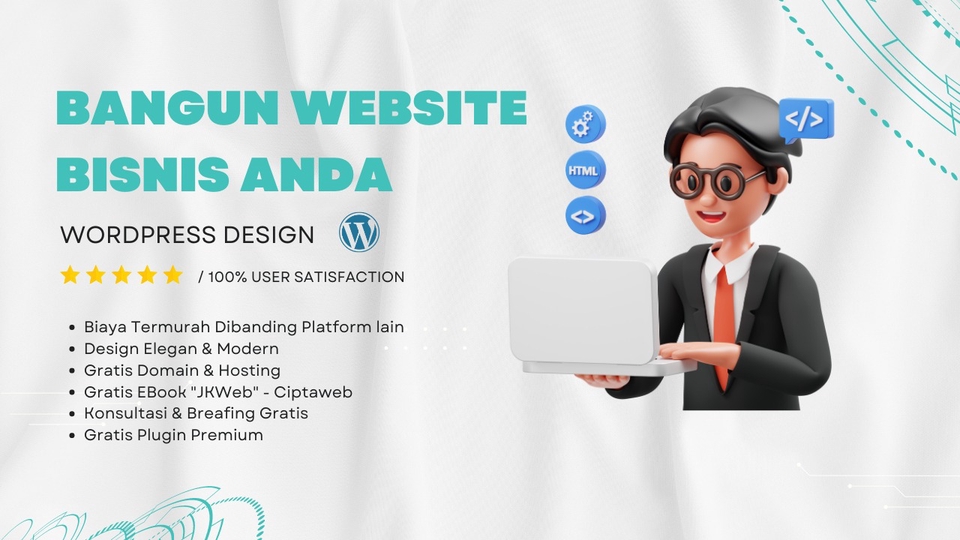 Web Development - Pembuatan Landing Page Website Yang Elegant & Murah - 1