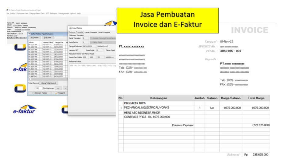 Akuntansi dan Keuangan - Jasa Administrasi : Quotation/Penawaran Harga, Pembuatan Invoice dan E-Faktur - 1