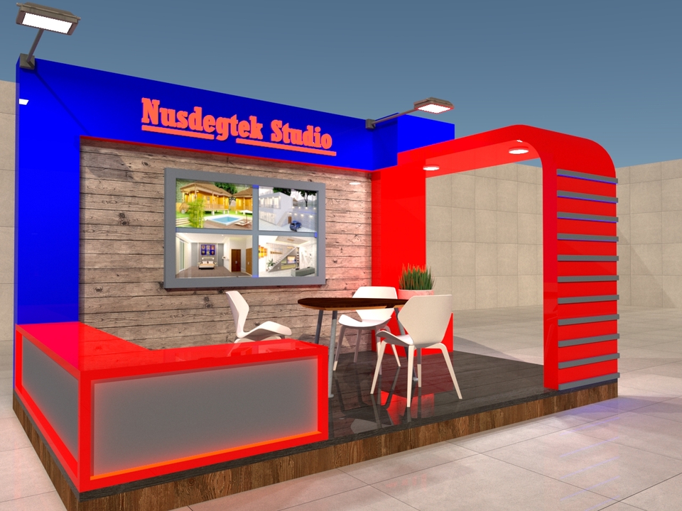 3D & Perspektif - Jasa Design Interior Dan Exterior Banguan Rumah, VIlla Kantor, Booth Stand dll. - 10