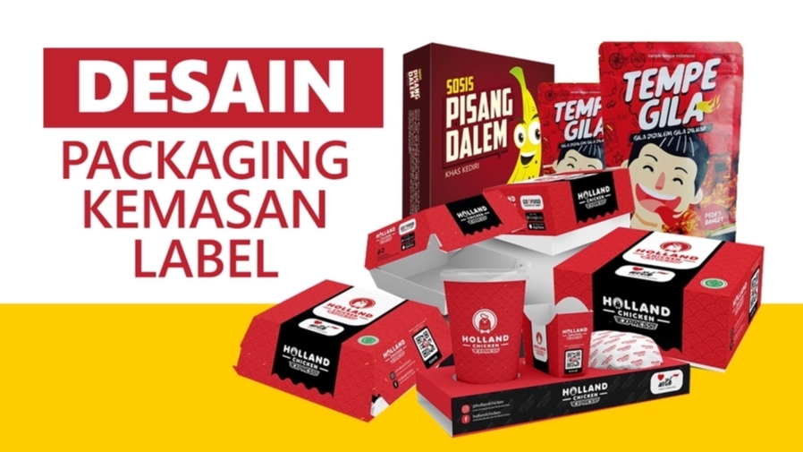 Label & Kemasan - Desain Kemasan 1 Hari Jadi Revisi Unlimited - - 1