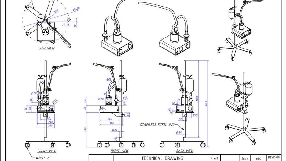 CAD Drawing - JASA GAMBAR TEKNIK, MESIN, PART, PRODUK MAUPUN TOOLS (3D + 2D) - 8