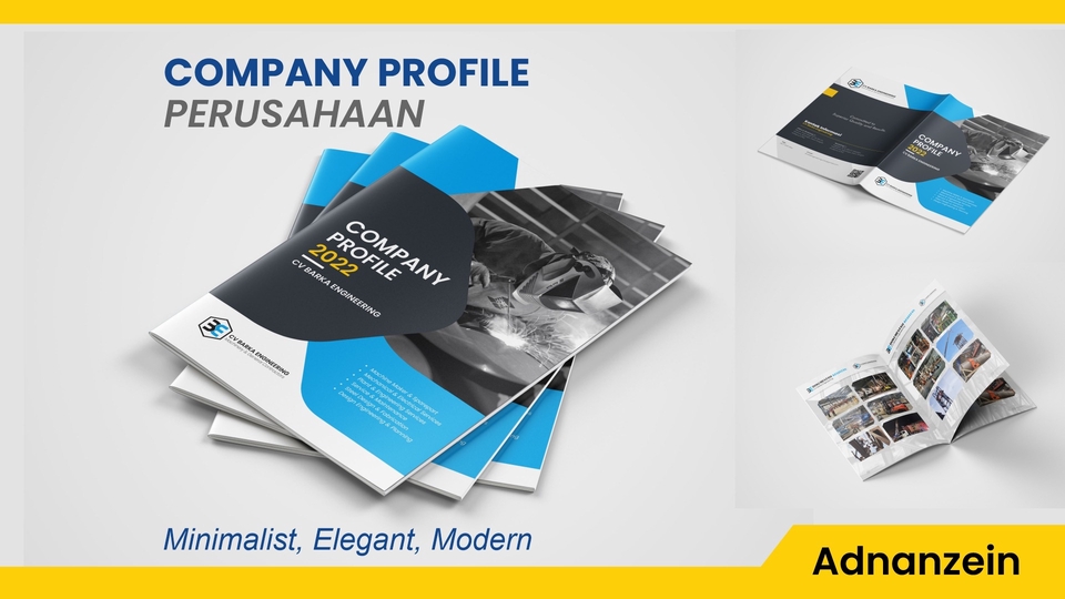 Digital Printing - Desain Company Profile Profesional - 1